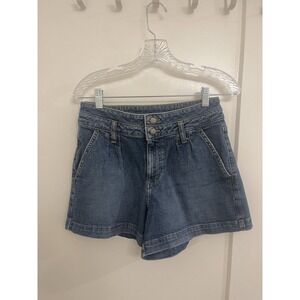 Vintage Lee Denim Shorts Hugh Rise Minimalist Classic Retro 90s Basics